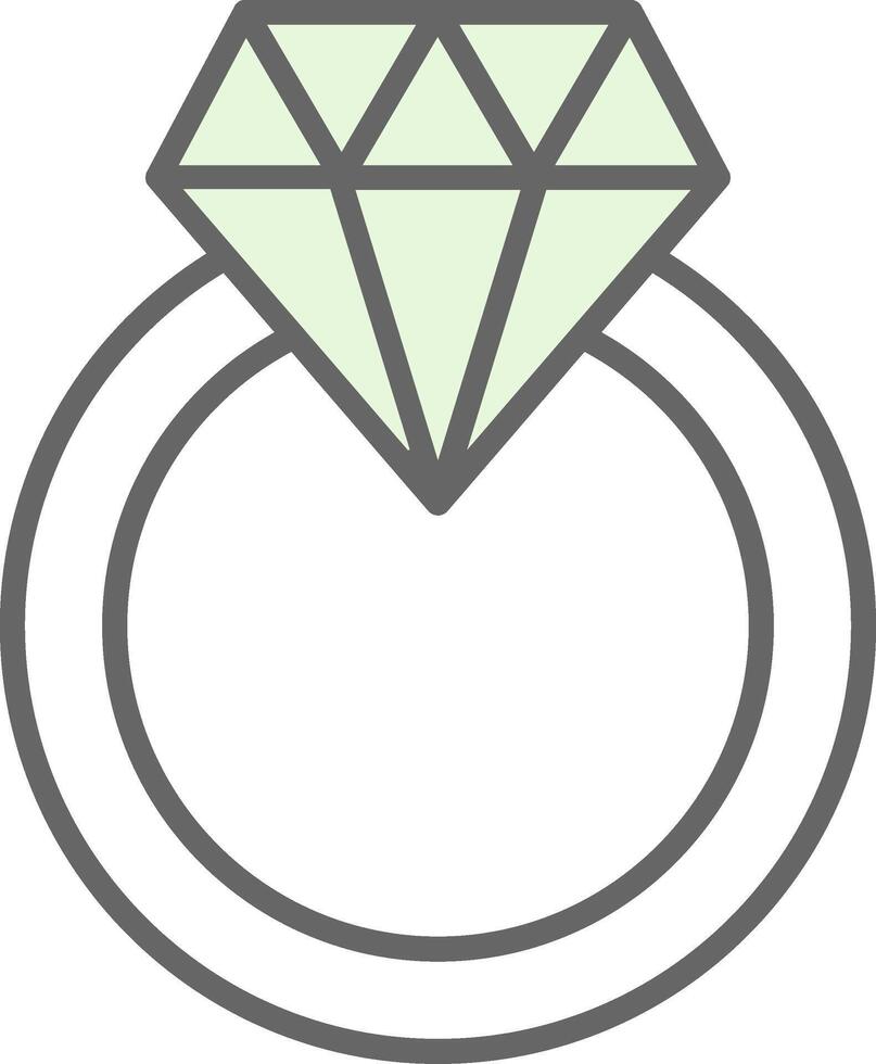 diamante anel potra ícone Projeto vetor