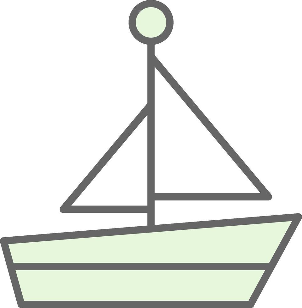 barco potra ícone Projeto vetor