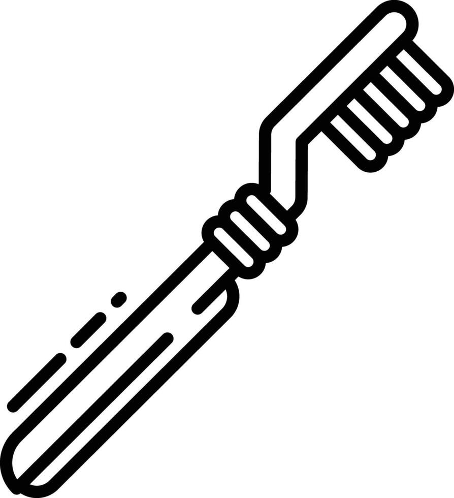 escova de dente esboço ilustração vetor