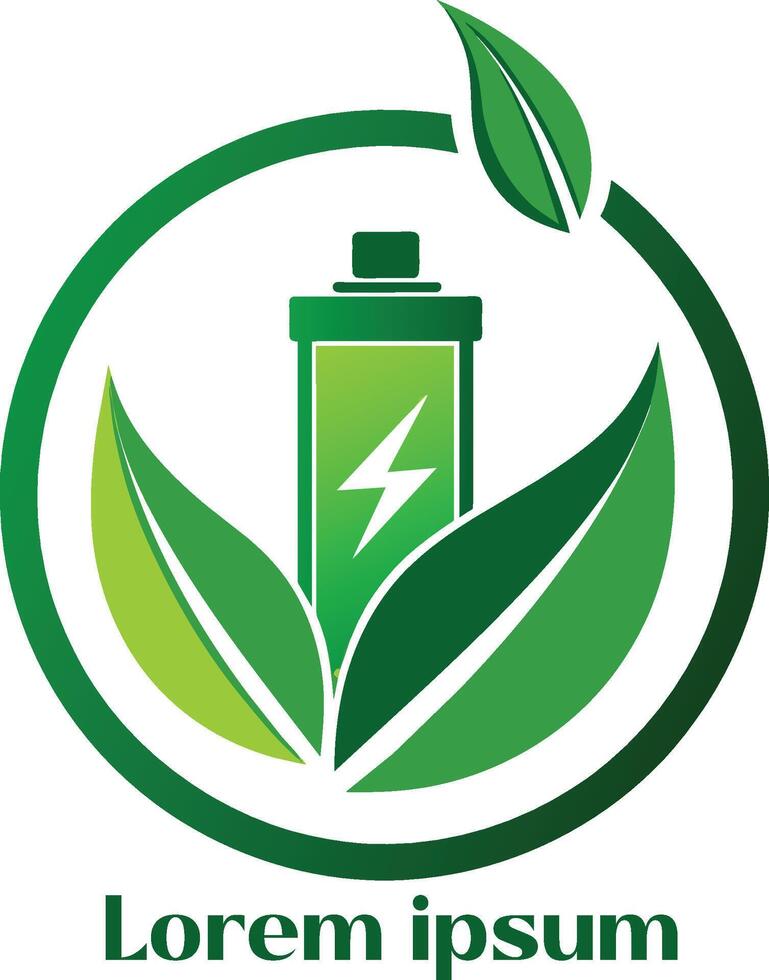 renovável energia Recursos logotipo meio Ambiente amigáveis energia Recursos logotipo eco amigáveis luz logotipo vetor