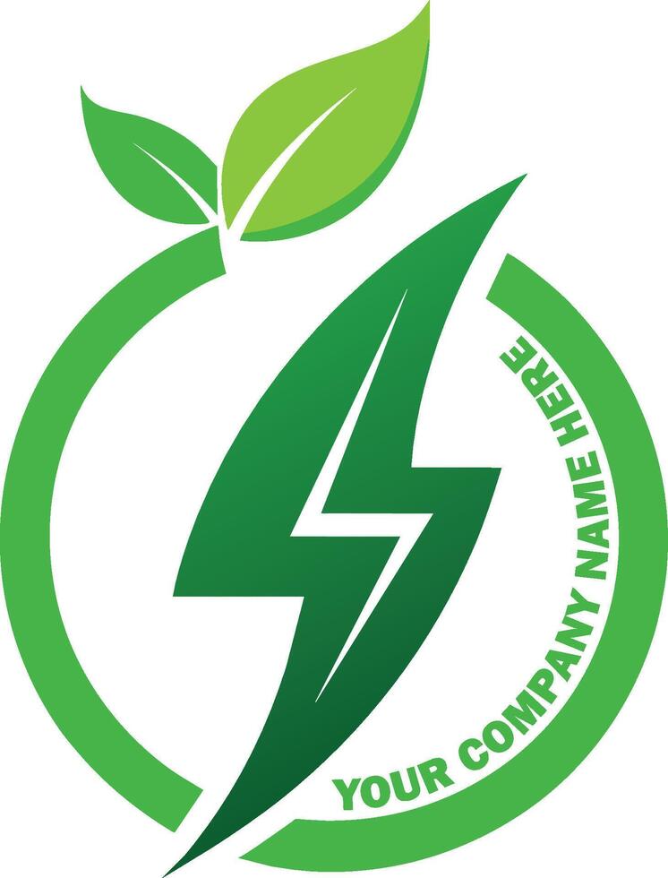 renovável energia Recursos logotipo meio Ambiente amigáveis energia Recursos logotipo eco amigáveis luz logotipo vetor