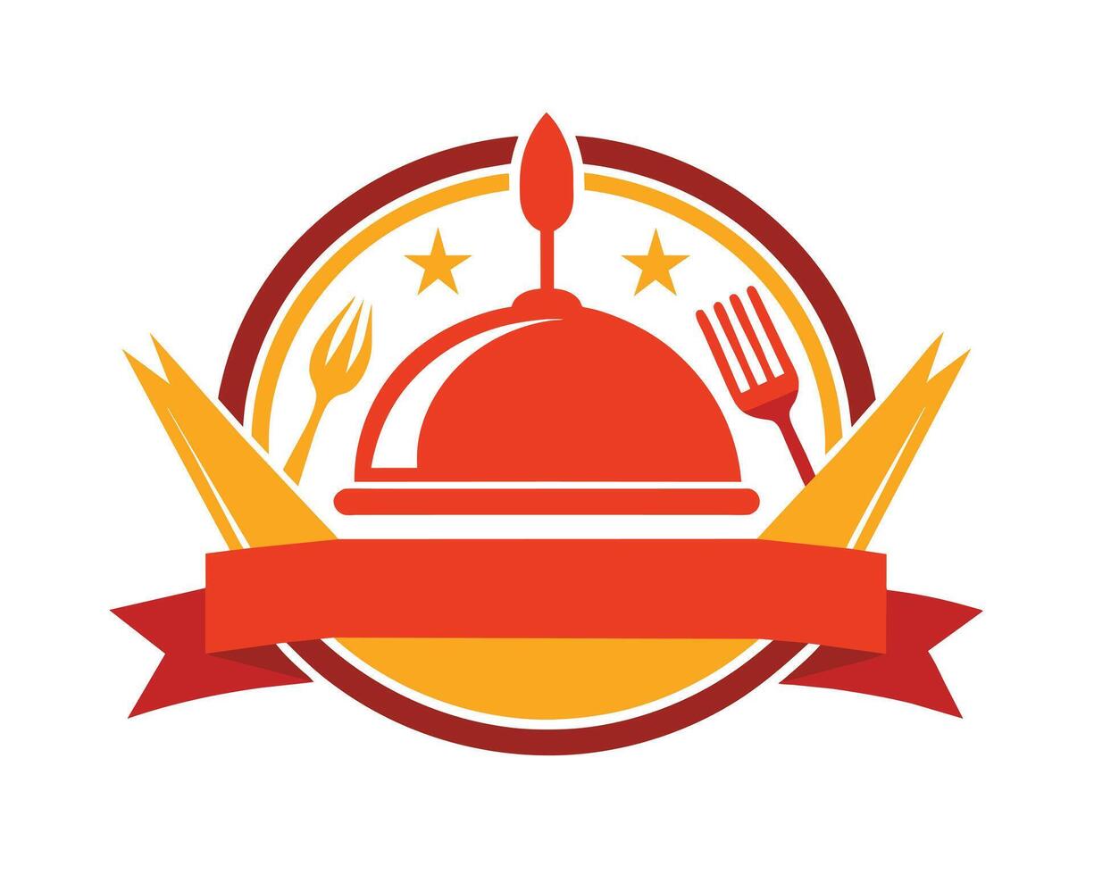 ilustração restaurante ícone logotipo vetor