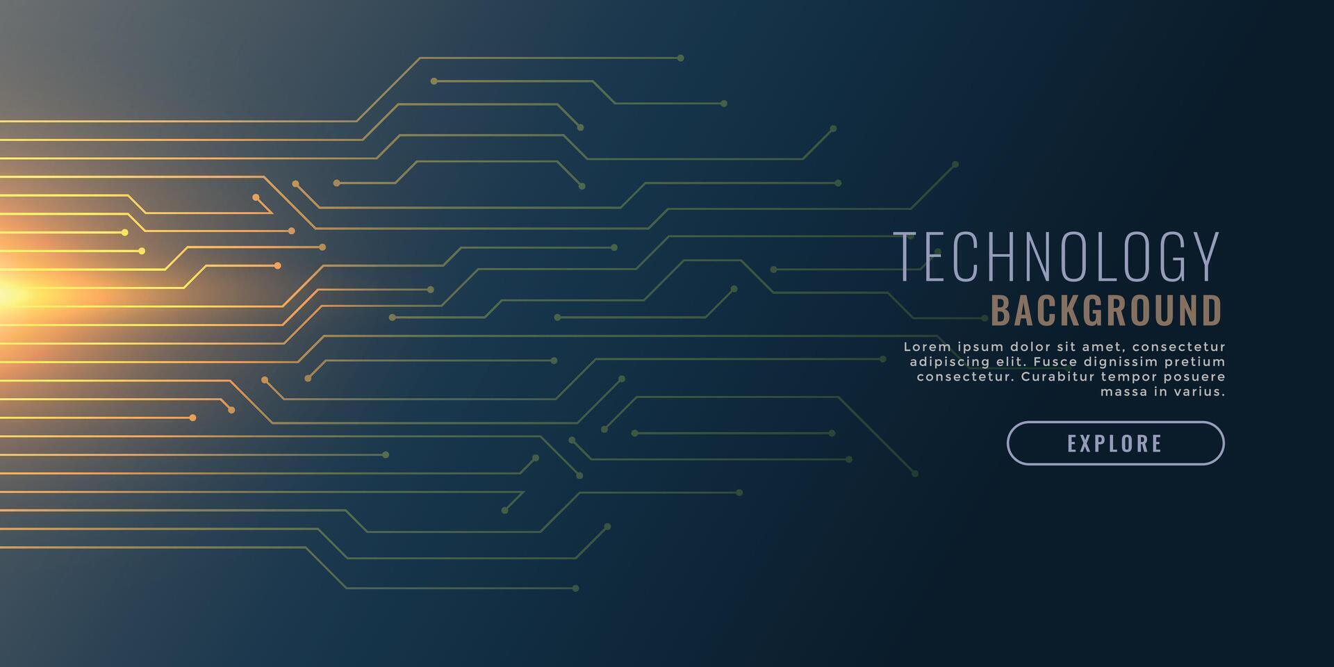 tecnologia backgorund com o circuito diagrama vetor