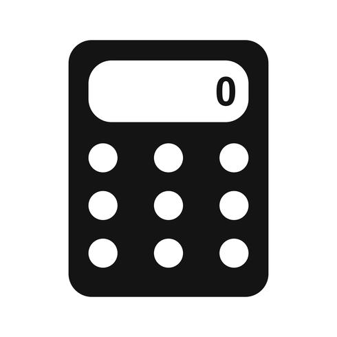 Ícone de calculadora de vetor