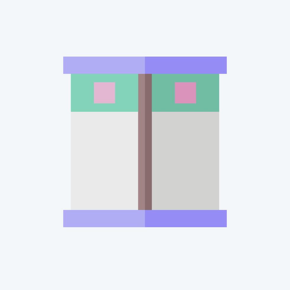 ícone elevador. relacionado para hotel serviço símbolo. plano estilo. simples Projeto ilustração vetor