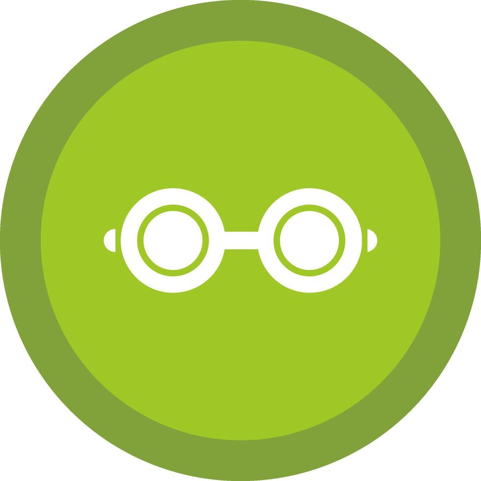 Óculos glifo vencimento círculo ícone Projeto vetor