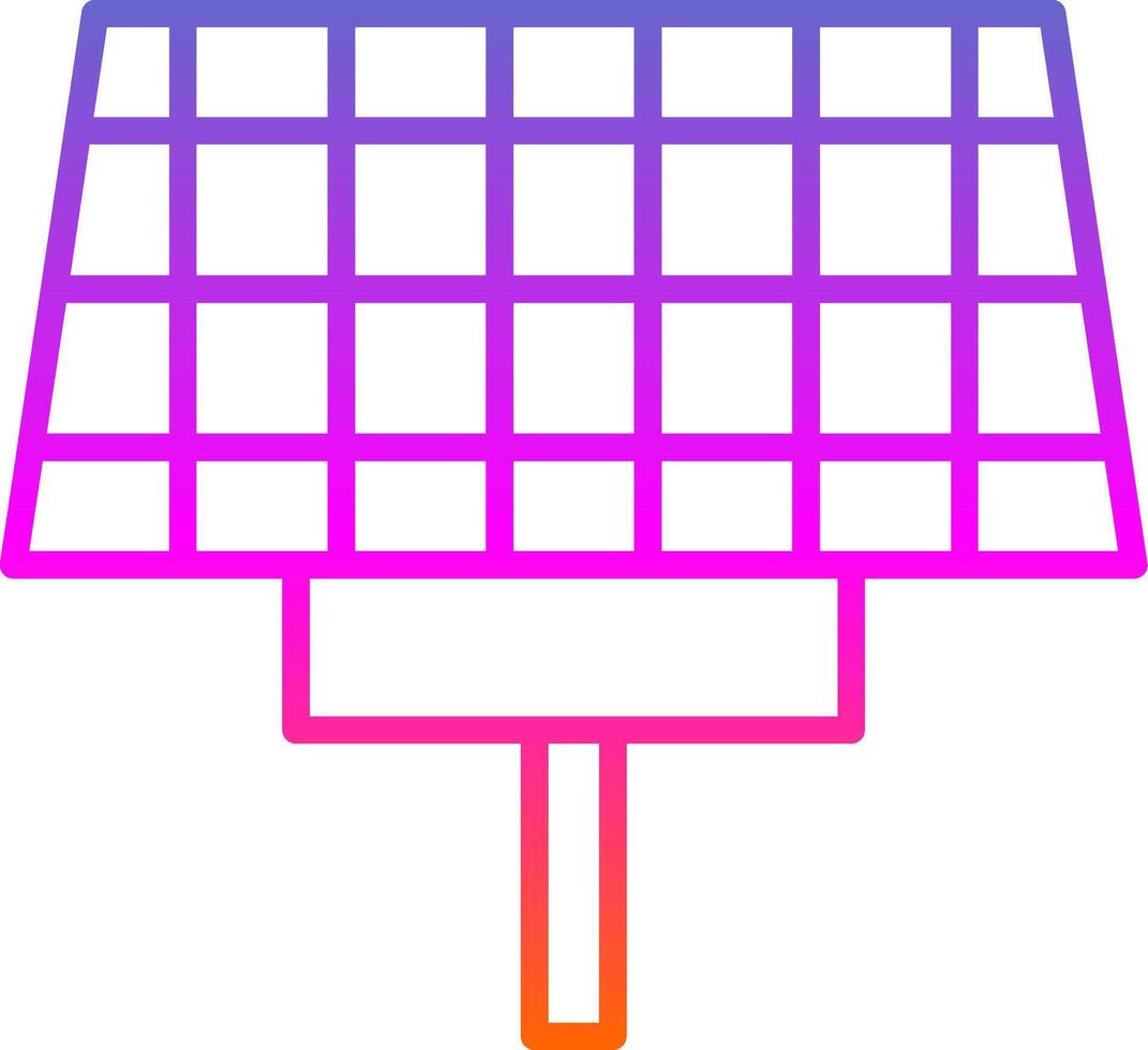 painel linha gradiente ícone Projeto vetor