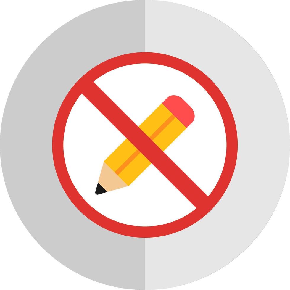 Proibido placa plano escala ícone Projeto vetor