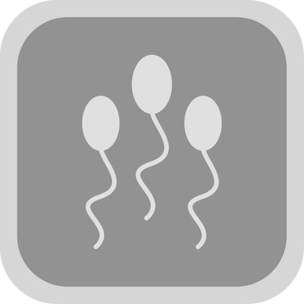 esperma plano volta canto ícone Projeto vetor
