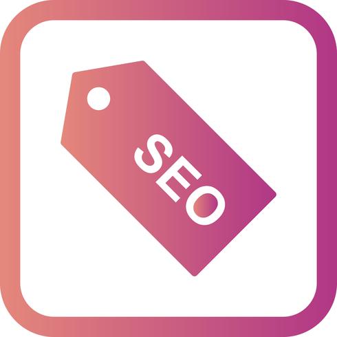 ícone de marca de vetor seo