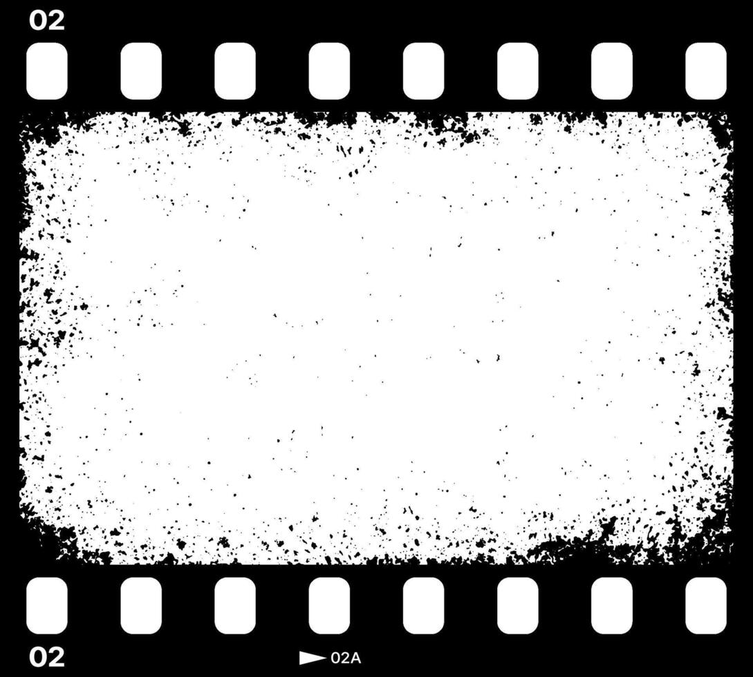 velho grunge filme filme faixa, vintage tira de filme vetor