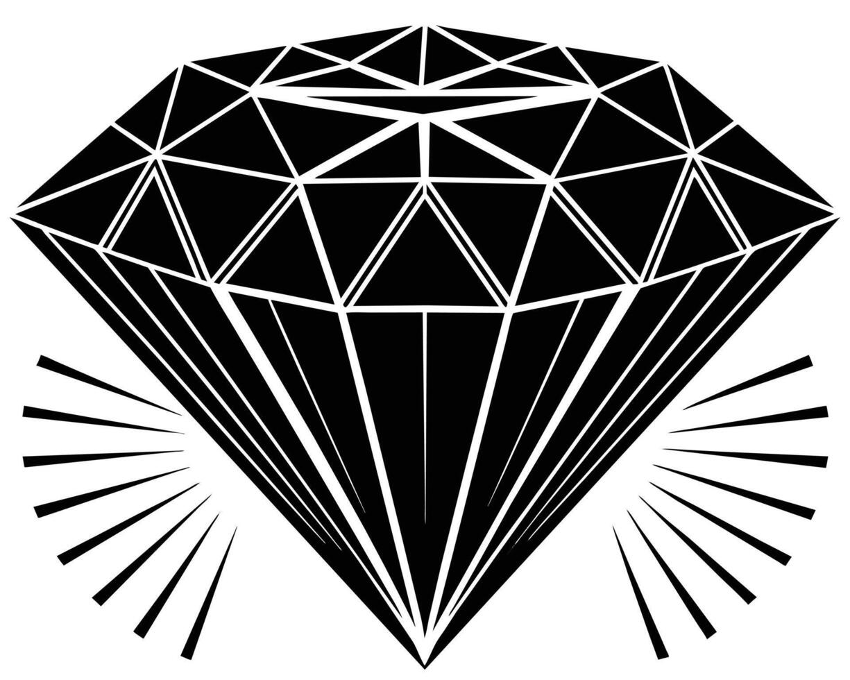 diamante ilustração ilustração vetor