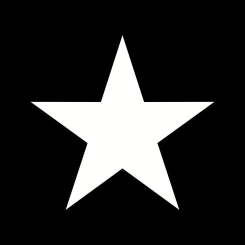 Ícone de vetor de estrela