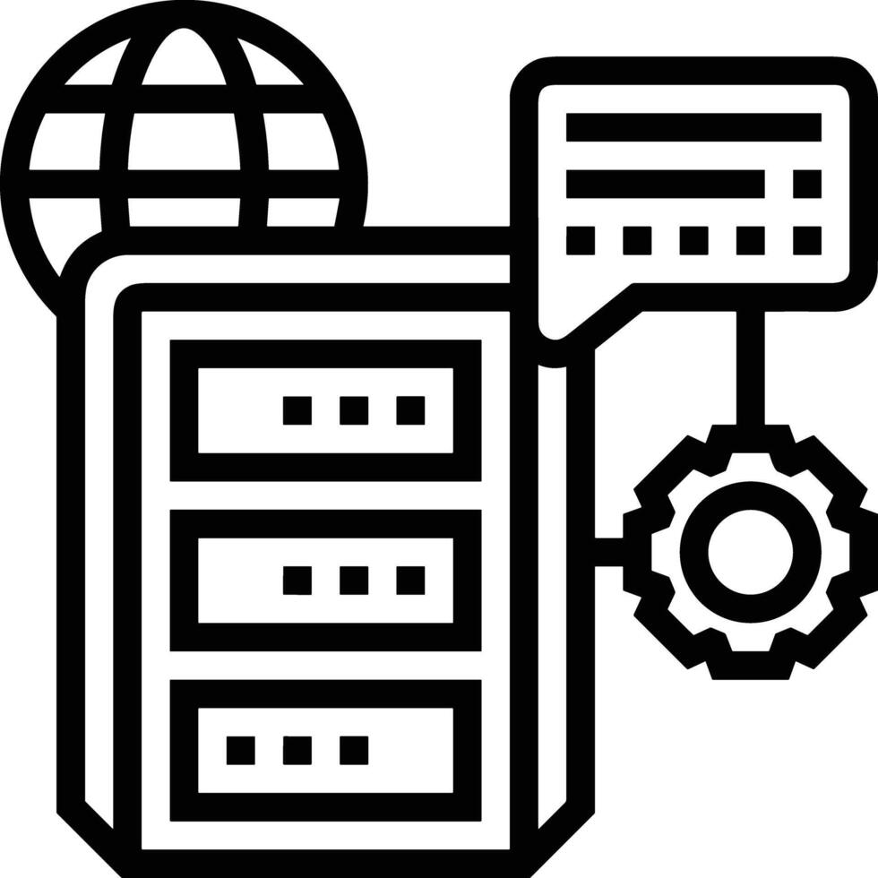 armazenamento dados ícone símbolo imagem para base de dados ilustração vetor