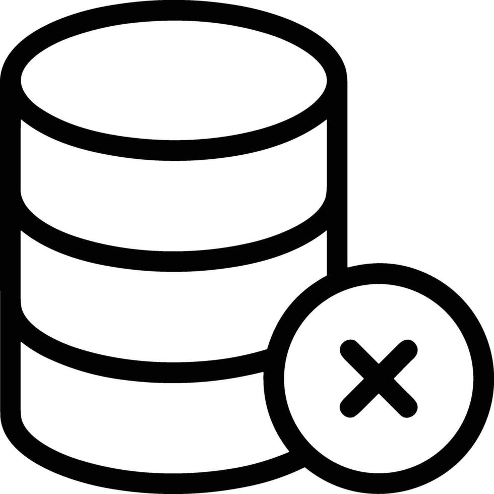 armazenamento dados ícone símbolo imagem vetor