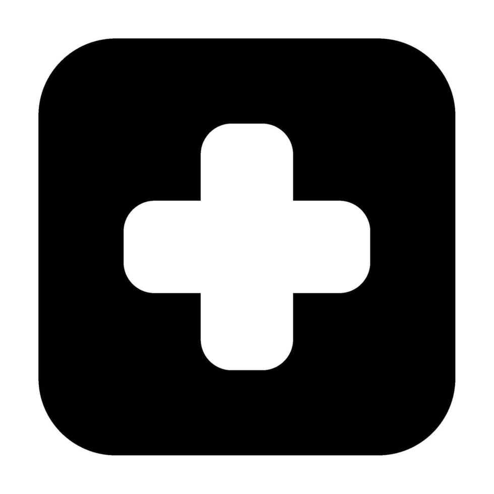 médico Cruz ícone para rede, aplicativo, infográfico, etc vetor