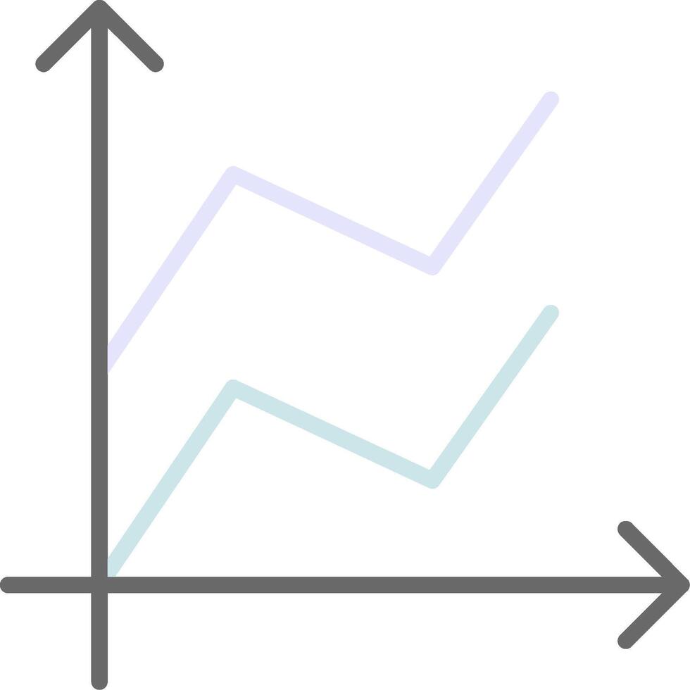 área gráfico linha preenchidas luz ícone vetor