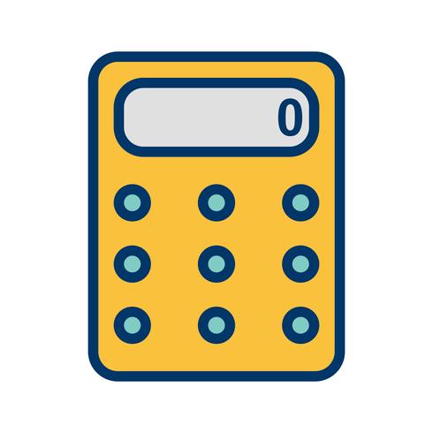 Ícone de calculadora de vetor
