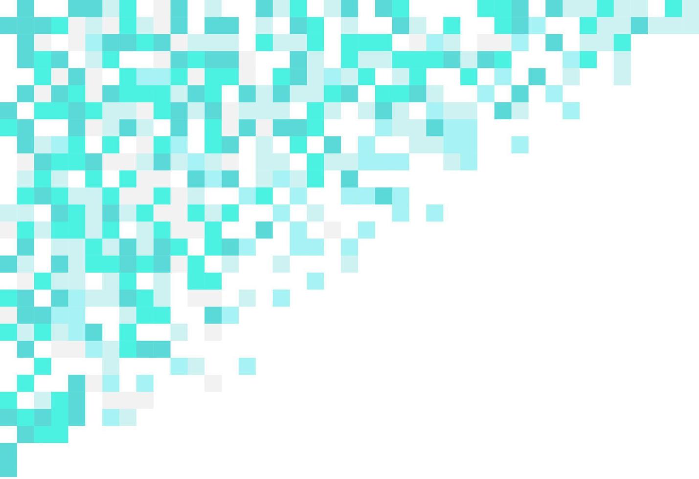 padrão abstrato de pixel de mosaico geométrico. fundo branco azul. desenho vetorial do seu modelo gráfico de banner de cartaz de panfleto vetor
