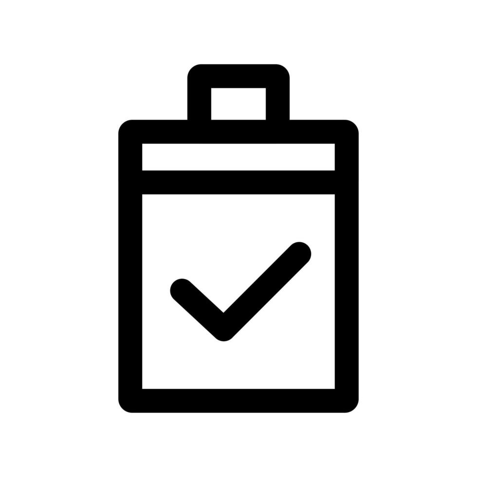 ícone de potência total com ilustração do símbolo de bateria para negócios e gestão em fundo isolado vetor