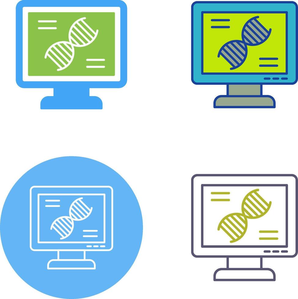 dna teste ícone Projeto vetor