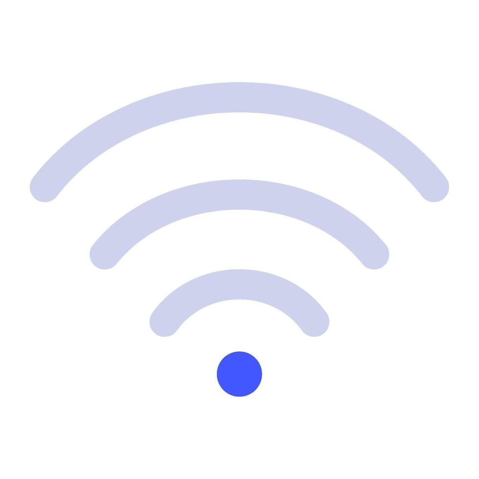 wi fi ícone para rede, aplicativo, infográfico, etc vetor