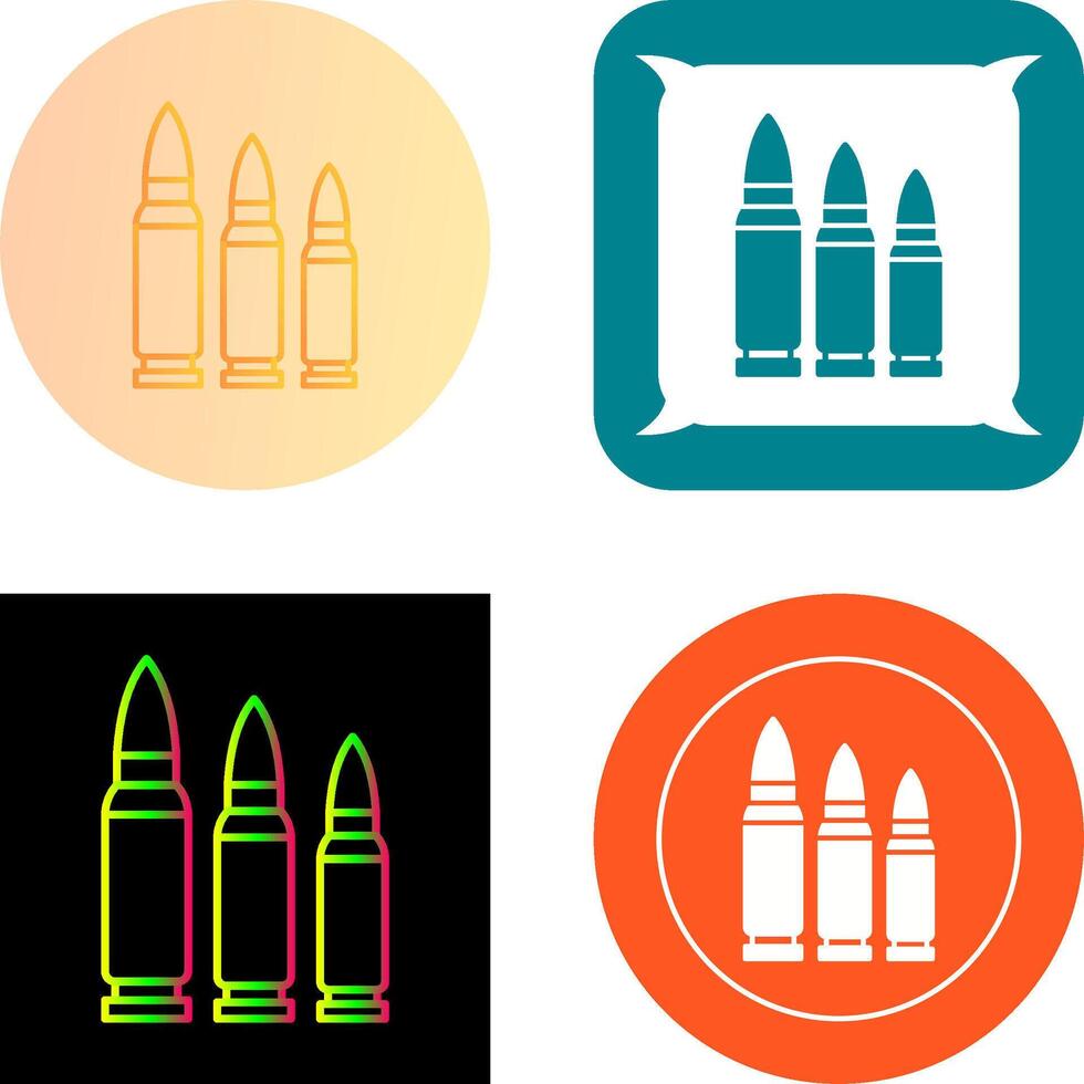 design de ícone de balas vetor