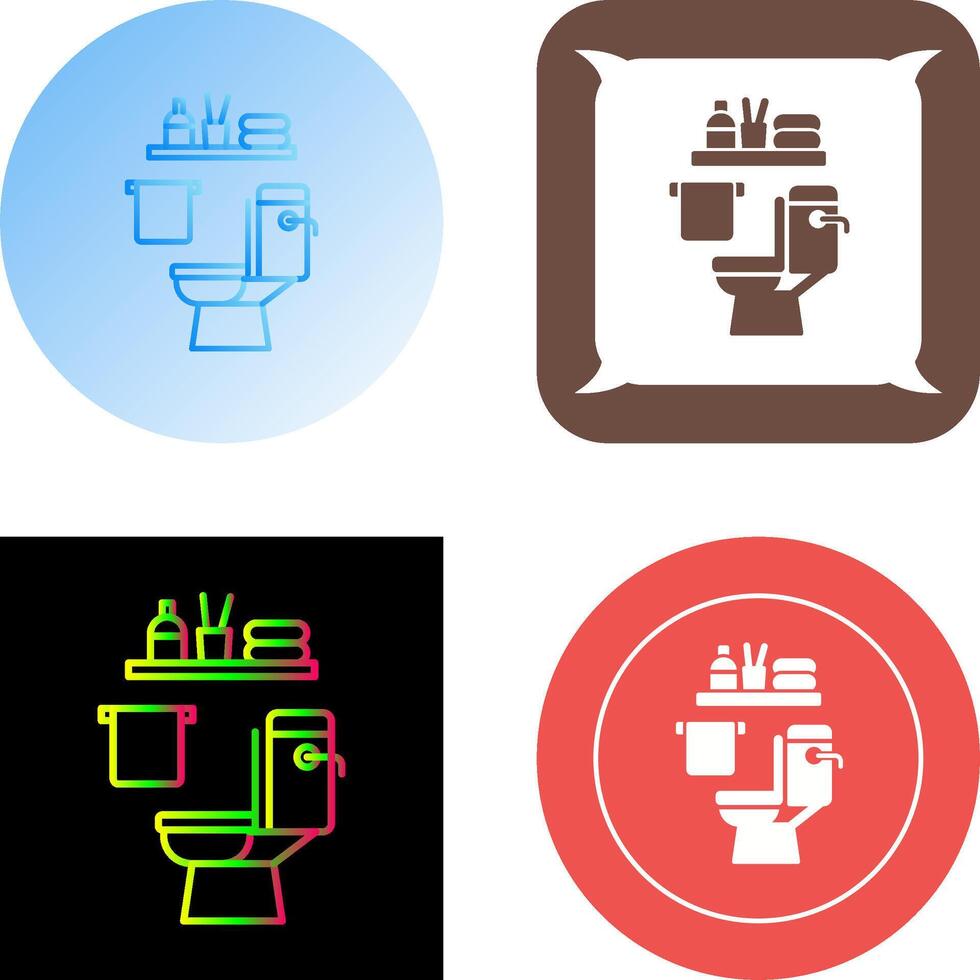 design de ícone de banheiro vetor