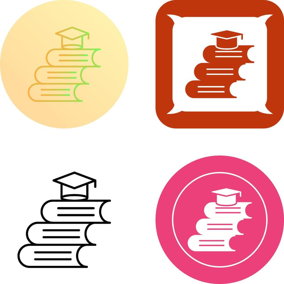 design de ícone de livros vetor