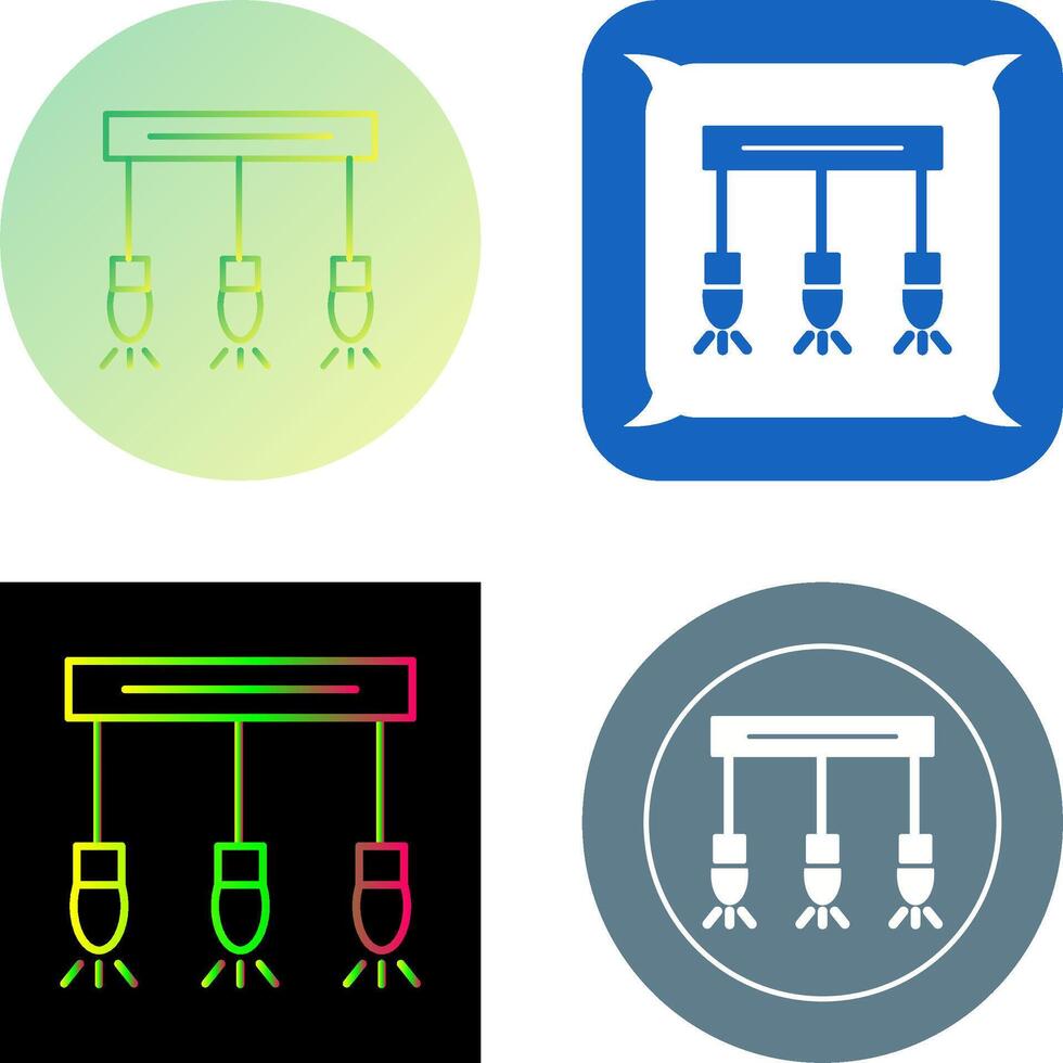 design de ícone de luz vetor