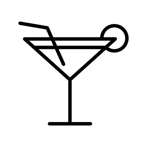 Vector Cocktail ícone