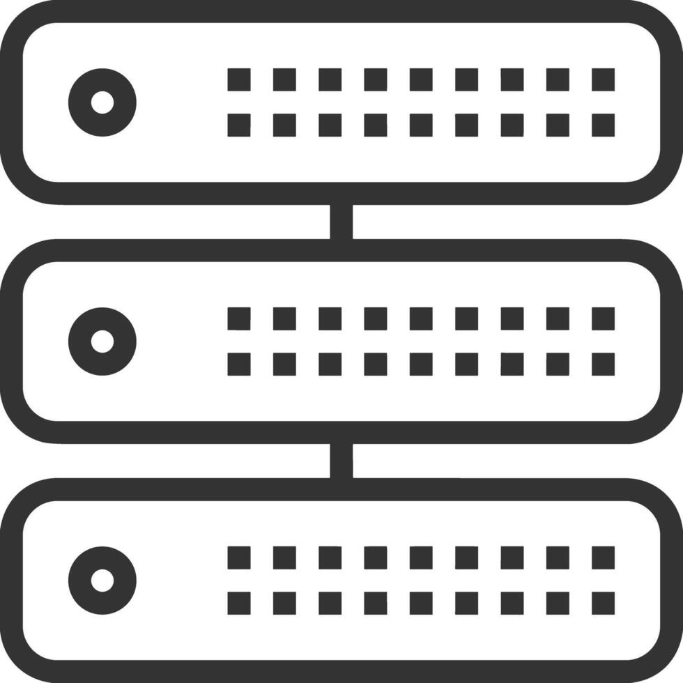 armazenamento dados ícone símbolo imagem para base de dados ilustração vetor