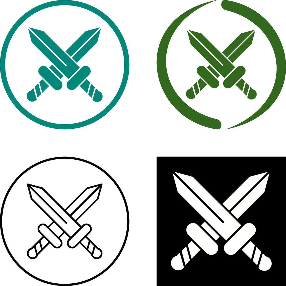 design de ícone de espada vetor