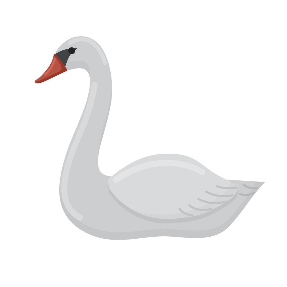 cisne ícone clipart avatar logótipo isolado projeto vetor