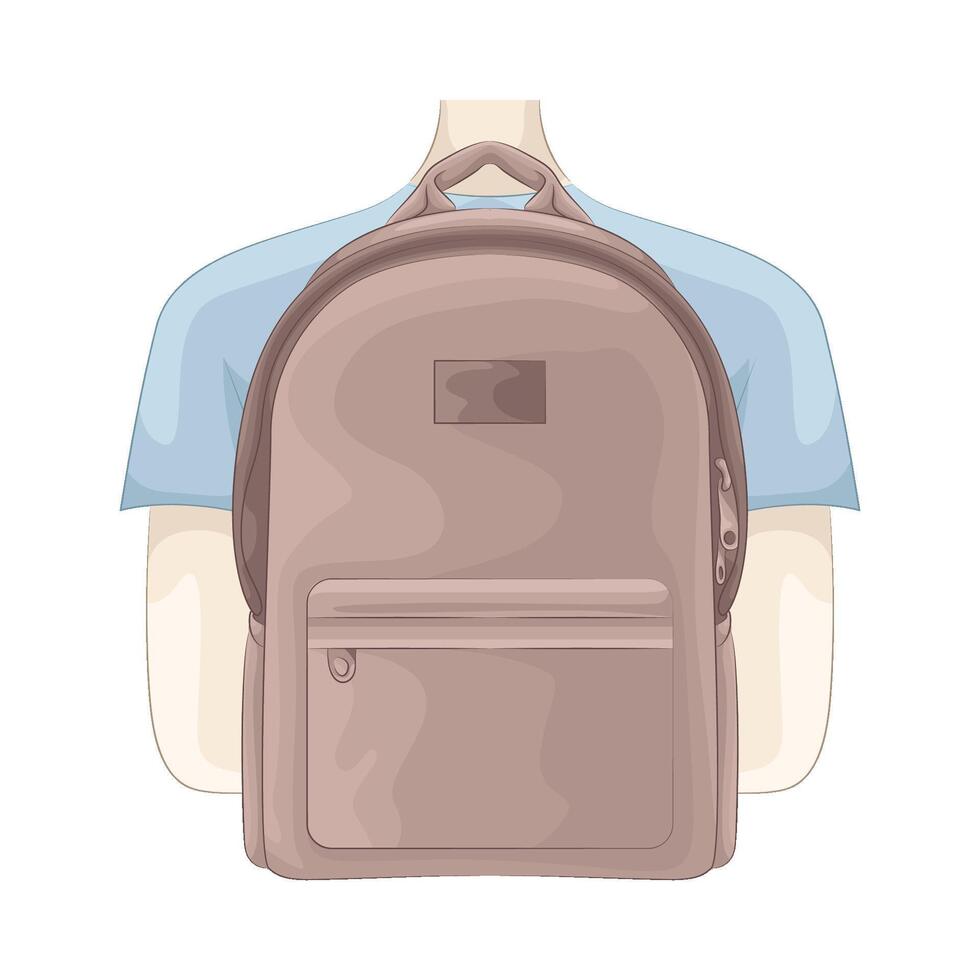 ilustração do mochila vetor