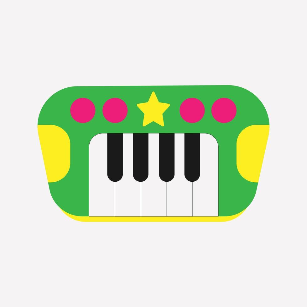 piano brinquedo ilustração vetor