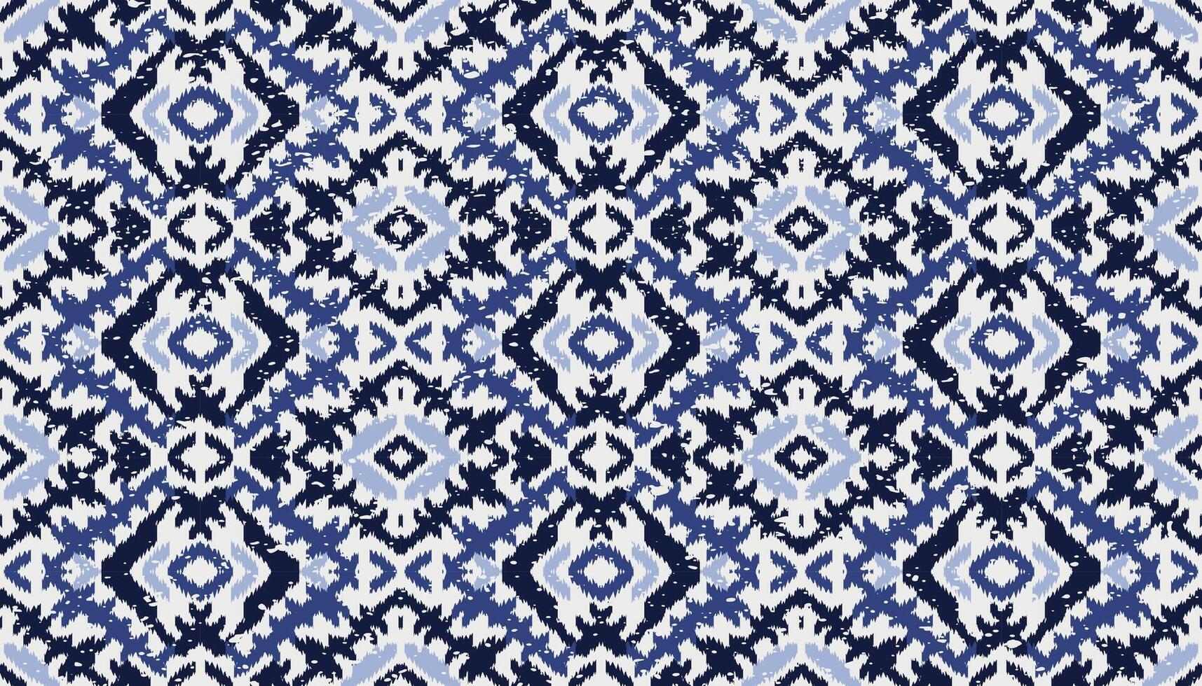 arte ikat abstrata étnica. sem costura padrão em bordados tribais, folclóricos e estilo mexicano. print.design de ornamento de arte geométrica asteca para tapete, papel de parede, roupas, embrulho, tecido, capa, têxtil vetor