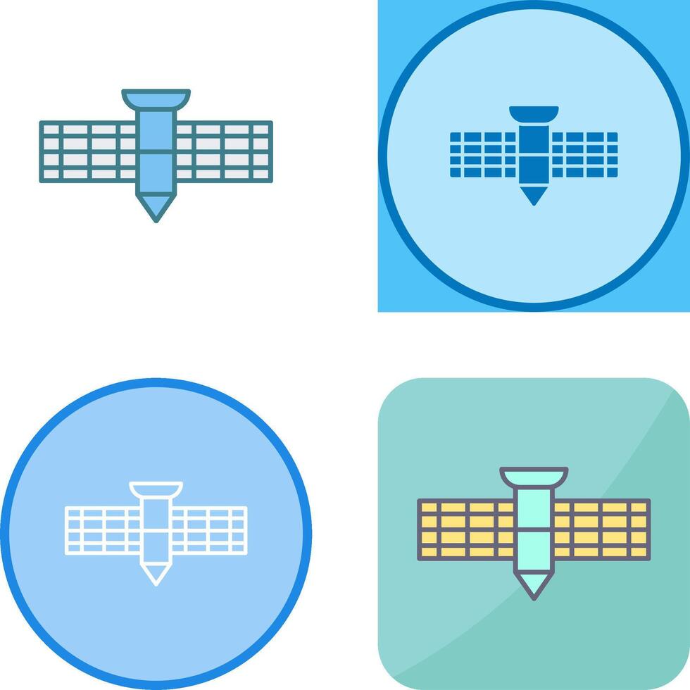 design de ícone de satélite vetor