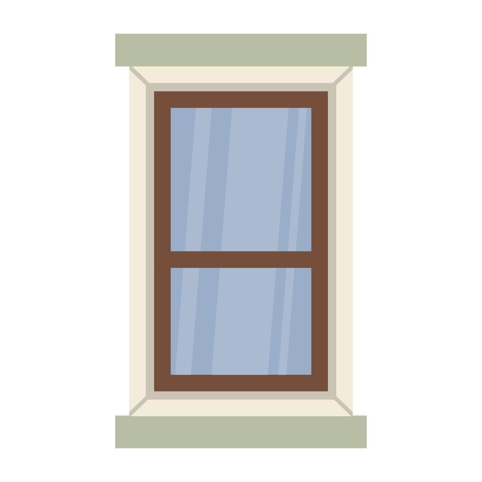 conceitos de janela de vidro vetor