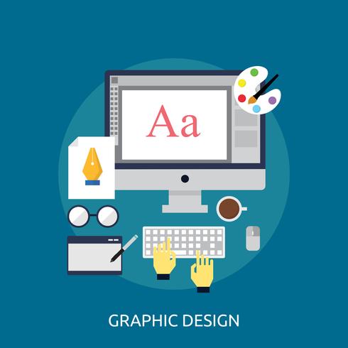 Design gráfico ilustração conceitual Design vetor