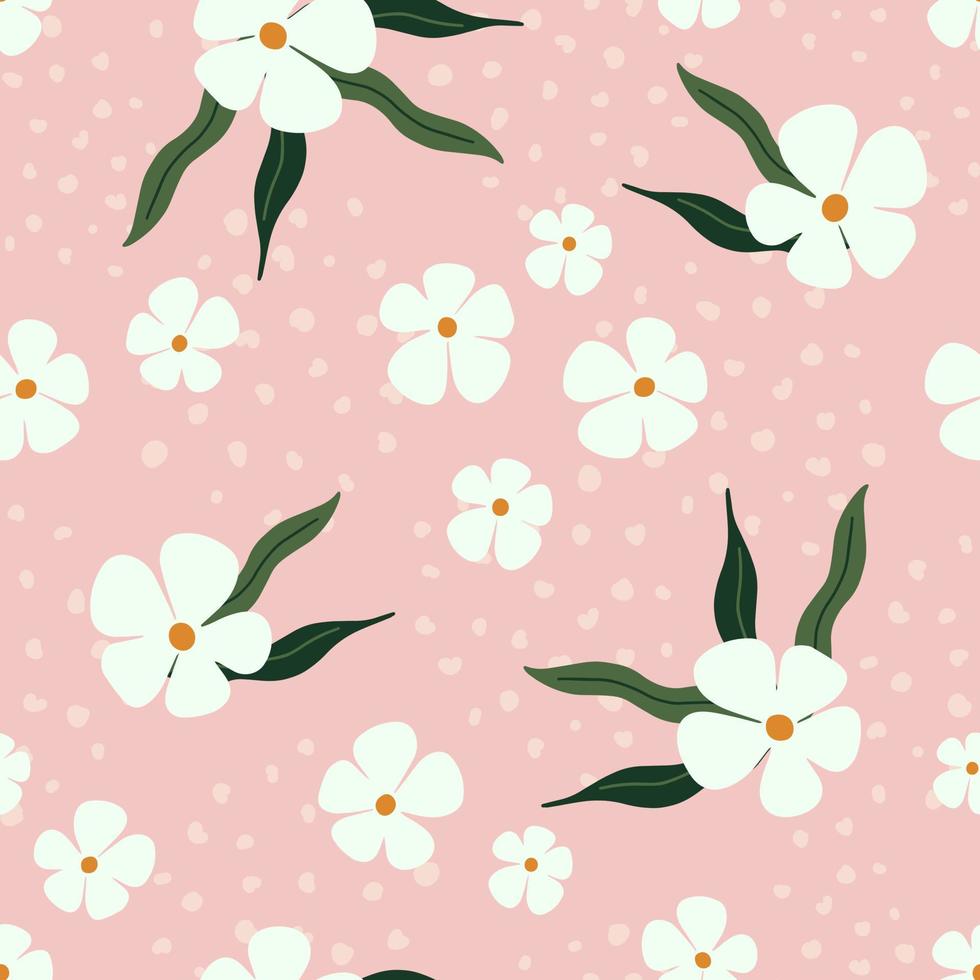 seamless floral pattern.design com lindas flores para impressão. design exótico moderno para papel, capa, tecido, decoração de interiores e outros usuários. vetor