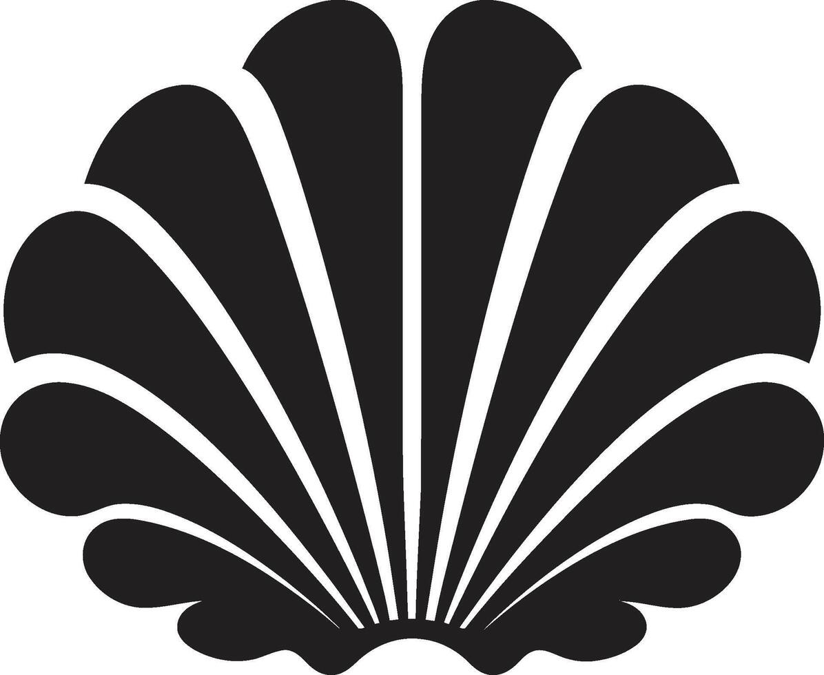 oceano tesouros revelado logotipo Projeto marisco mostruário desenrolado icônico emblema ícone vetor