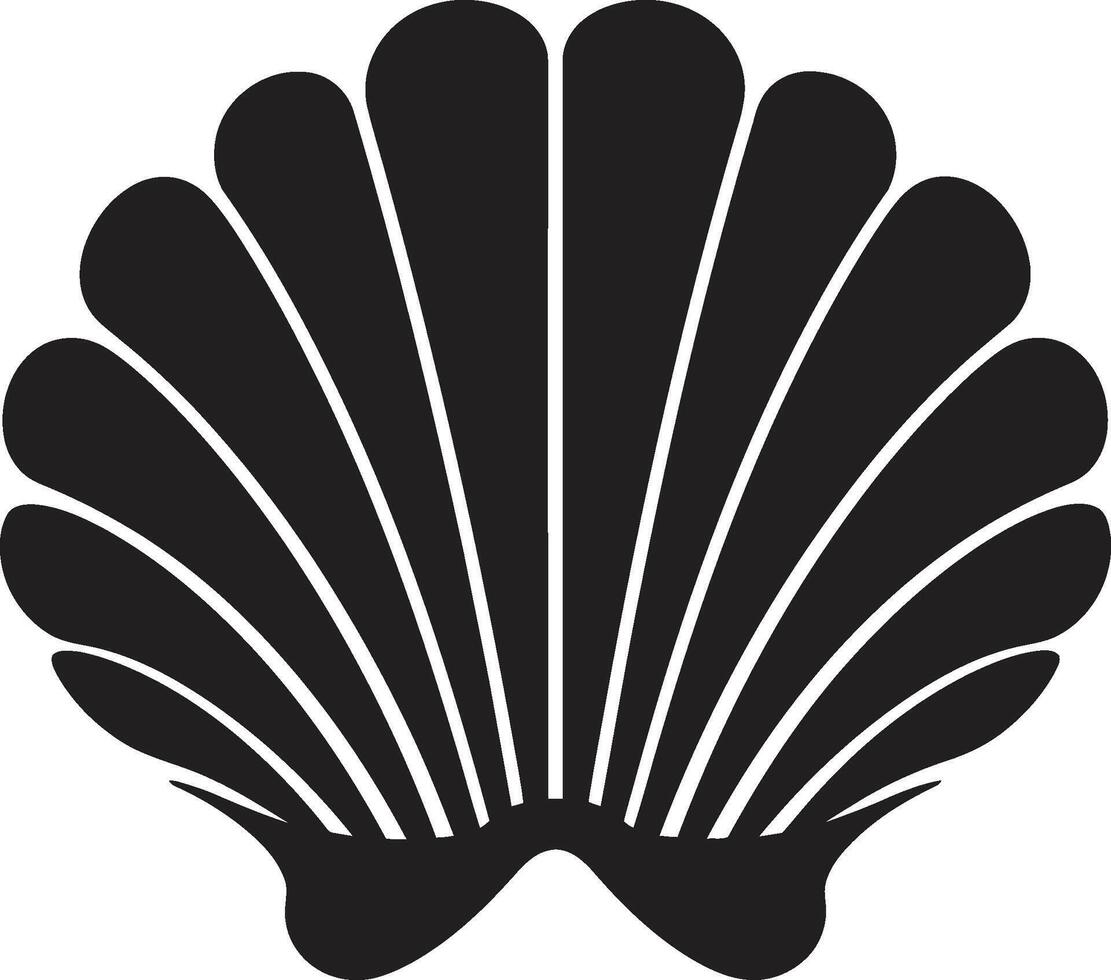 costeiro coleção iluminado logotipo Projeto Concha do mar esplendor revelado icônico logotipo emblema vetor