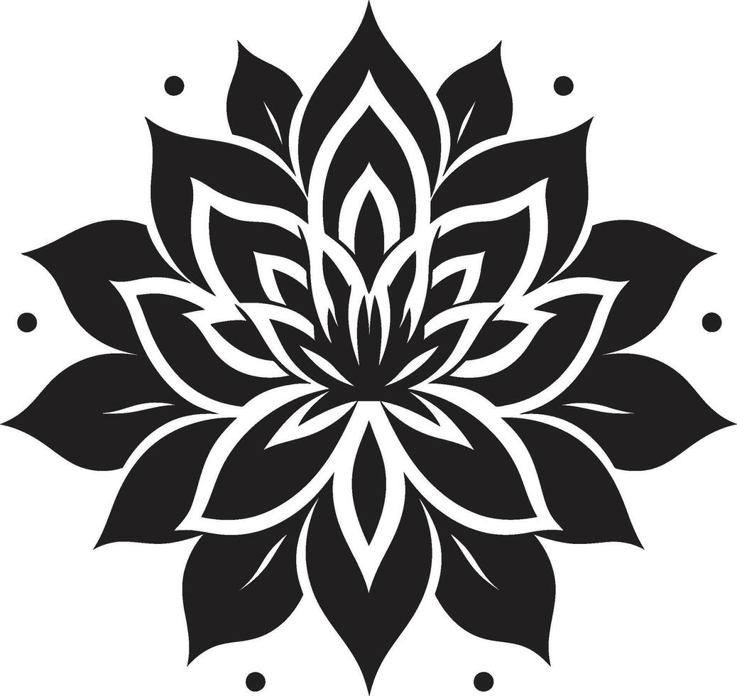 botânico elegância icônico flor emblema gracioso floral à moda logotipo detalhe vetor