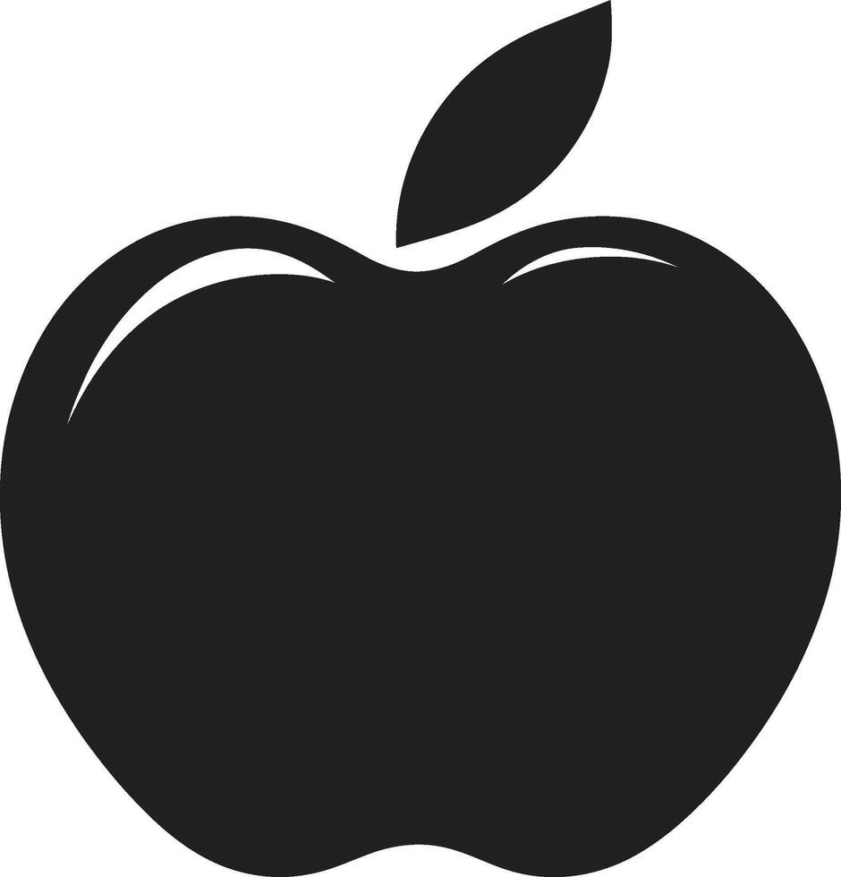 delícia vermelha artístico maçã emblema fusão de frutas lustroso e dinâmico maçã ícone vetor