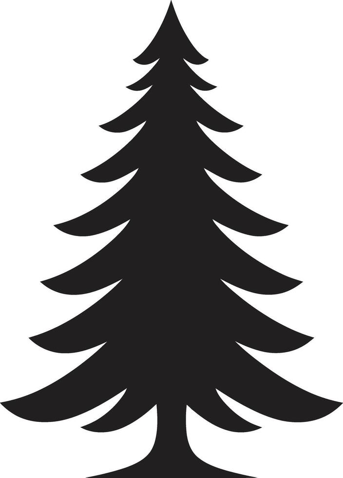 doce bengala faixa coníferas Natal árvore ilustrações prata sinos sinfonia s para clássico árvores vetor
