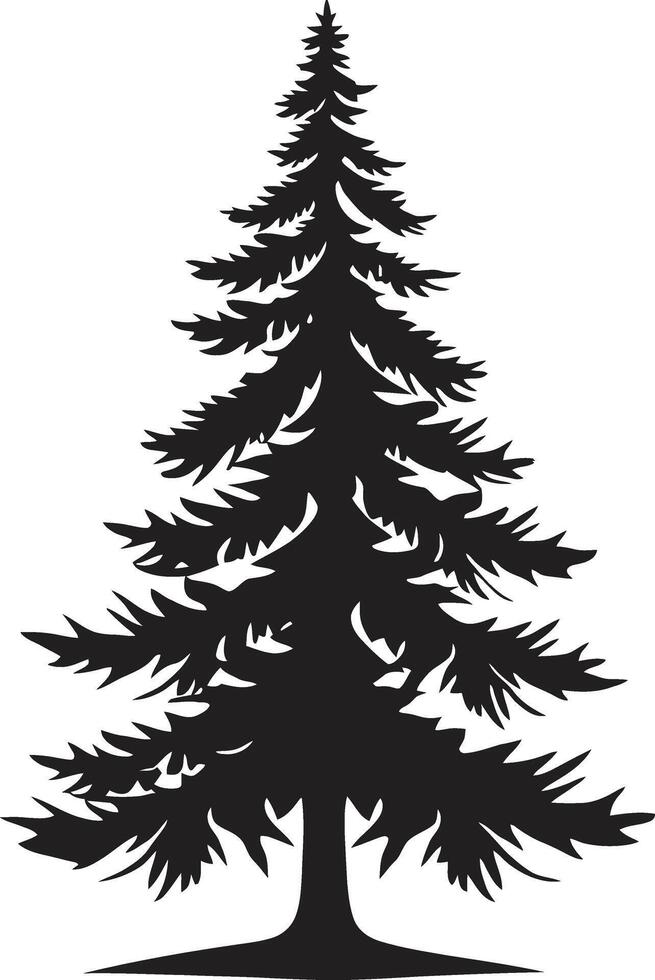 Pão de gengibre deleite floresta Natal árvore coleção acolhedor cacau coníferas s para caloroso inverno decoração vetor