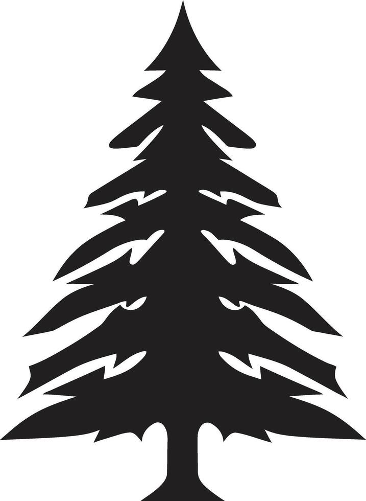 noz-moscada e canela abetos vermelhos Natal árvore ilustrações prata e ouro elegância s para luxo Natal árvores vetor