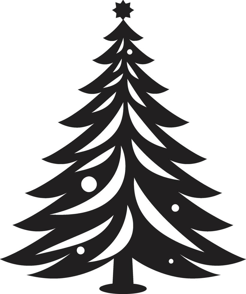 doce bengala faixa coníferas Natal árvore ilustrações prata sinos sinfonia s para clássico Natal árvores vetor