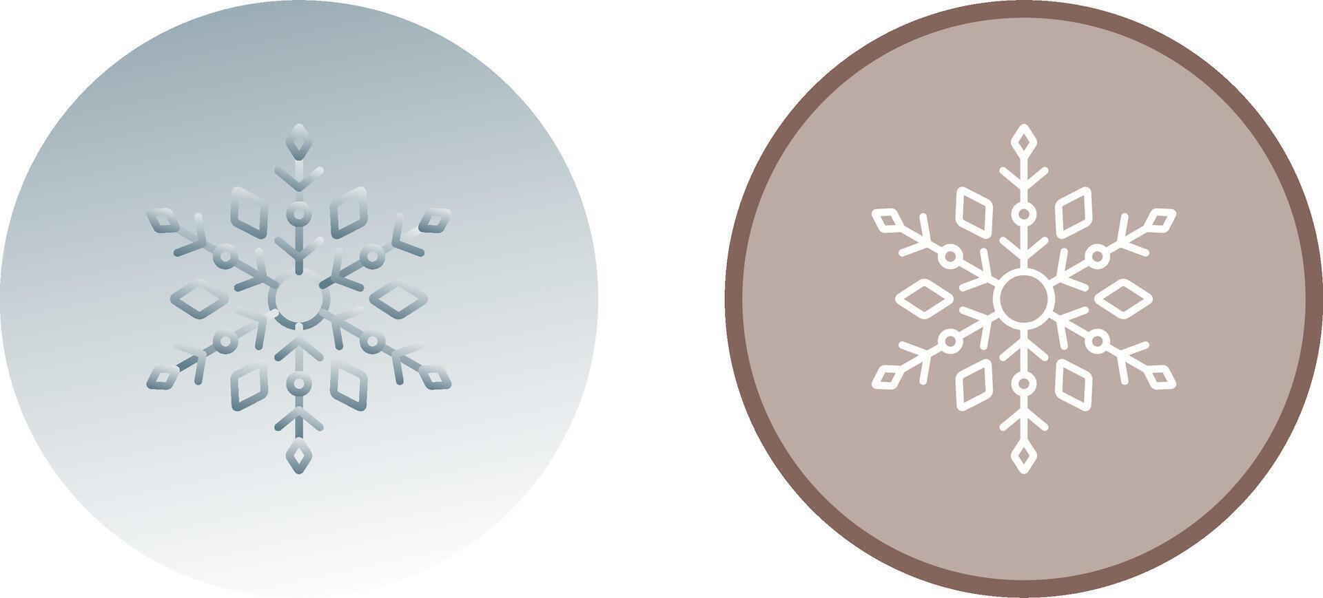 design de ícone de floco de neve vetor